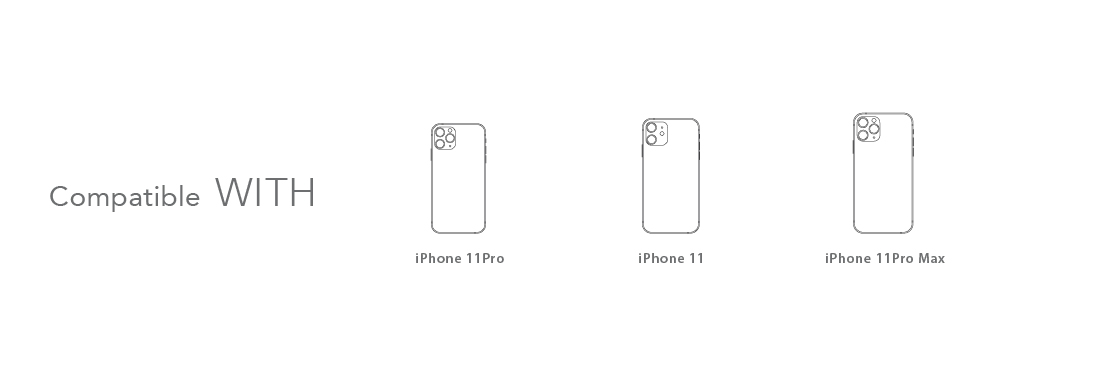Compatible with: iPhone 11 Pro, iPhone 11, iPhone 11 Pro Max