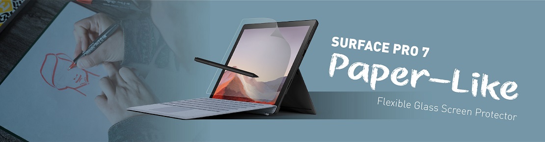 Surface Pro7 Paper Like Flexible Glass Screen Protector