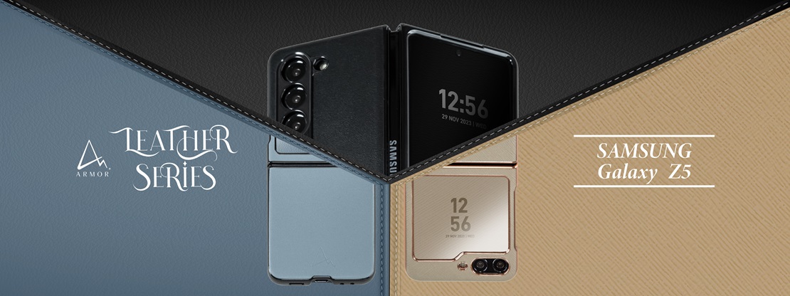 Leather Series Phone Case for Samsung Galaxy Z Flip 5